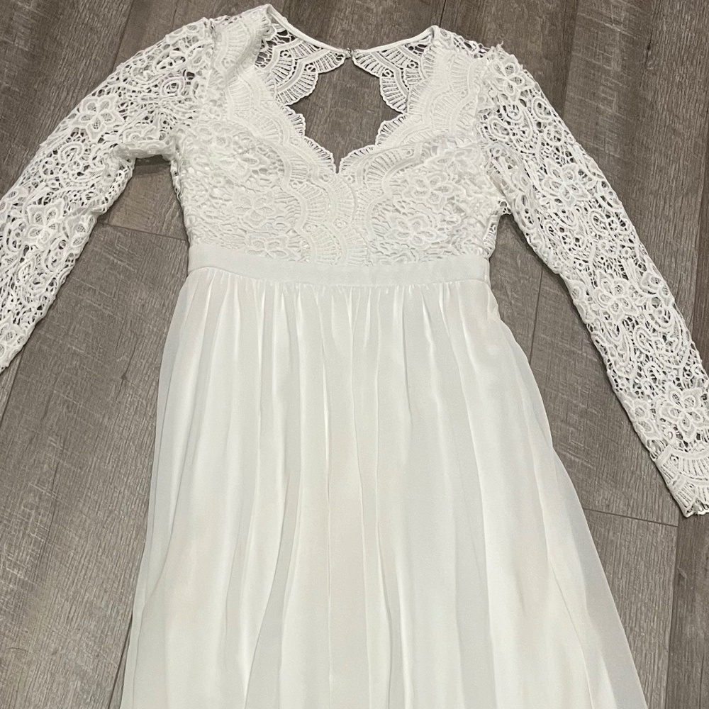 Lulus Lace Maxie Dress